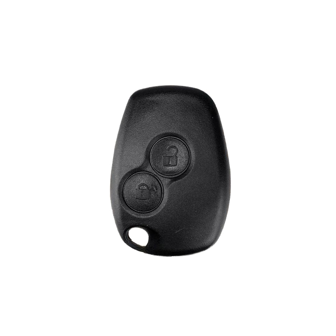 2-Button Remote Car Shell/Case for Renault Logan, Duster, Verito, Lodgy, Kwid – Replacement Key Fob Body (Pack of 1) - Flymaster Shop