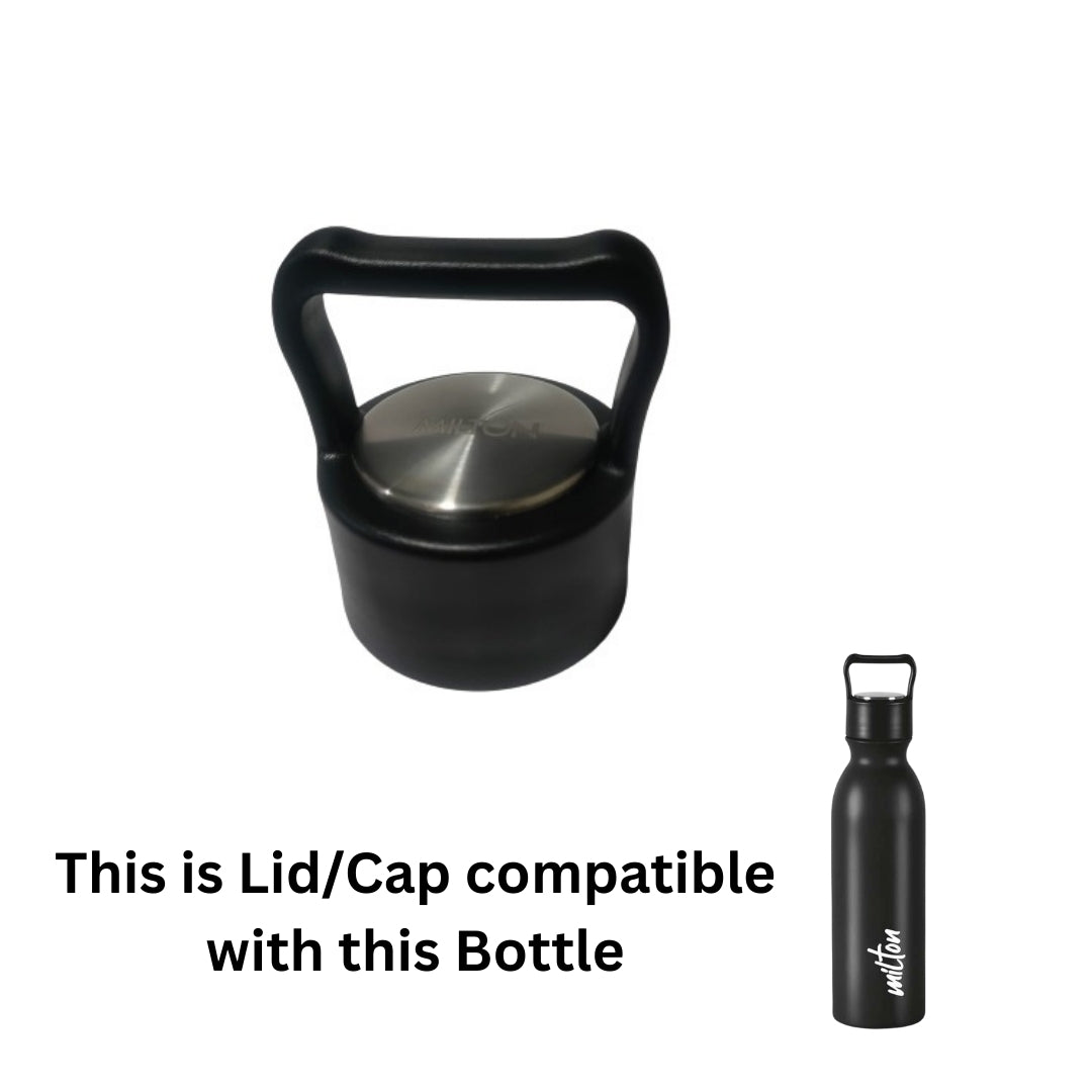 Milton Thermosteel Bottle Spare Lid – Compatible with Alice Series 500ml to 1000ml (Lid/Cap Only)