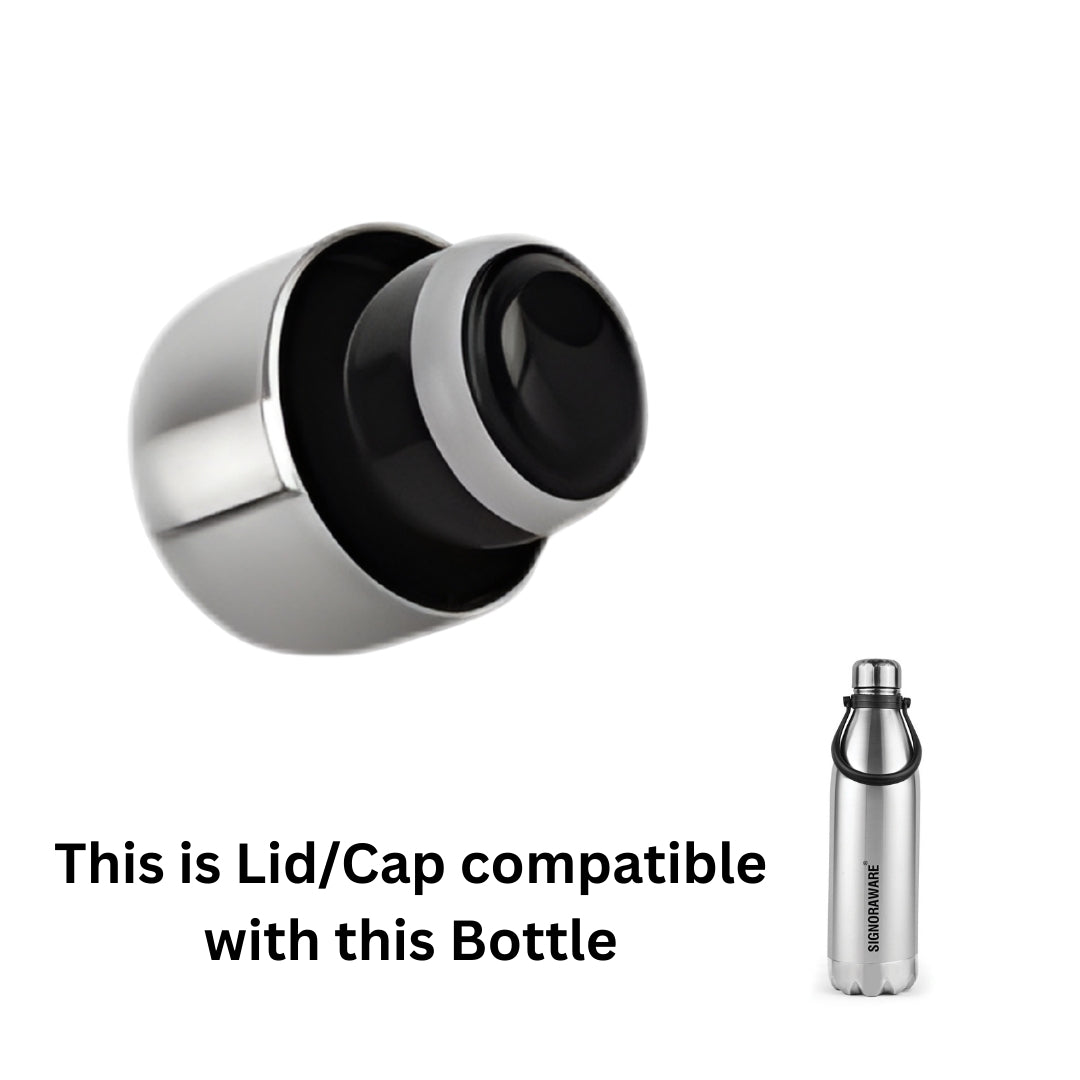 Signoraware Vacuum Cola Steel Bottle 1.5 Litre Spare Lid/Cap | Compatible Replacement Bottle Lid (Non-Original)