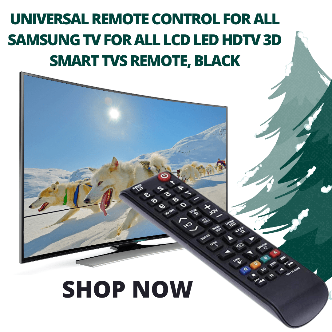 AMZJK Universal Remote Control for All Samsung TV - LCD, LED, 3D, Smart TVs Remote Replacement, Black - Flymaster Shop