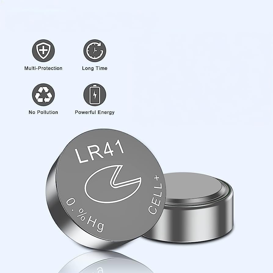 Button Cell Batteries | LR41 AG3 SR41 Models | 1.5V Alkaline, Compact & Long-lasting - Flymaster Shop