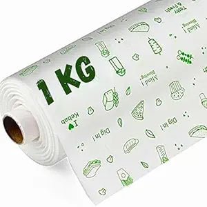 Flymaster 100% Food Grade Non-Stick Butter Paper Roll - 100m Parchment Paper for Roti Wrapping & Baking. - Flymaster Shop