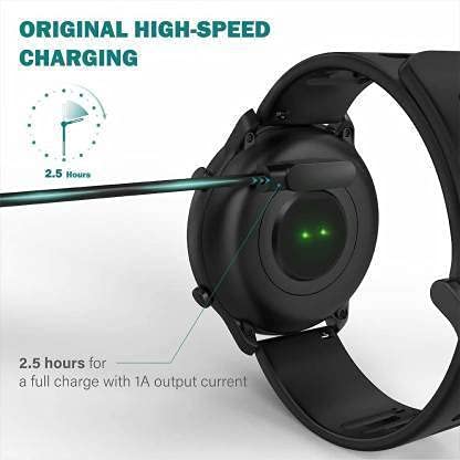 Flymaster 2 Pins Magnetic Suction Charger Cable | Smartwatch Accessories | 0.5 m Cable Length, Magnetic Charging - Flymaster Shop