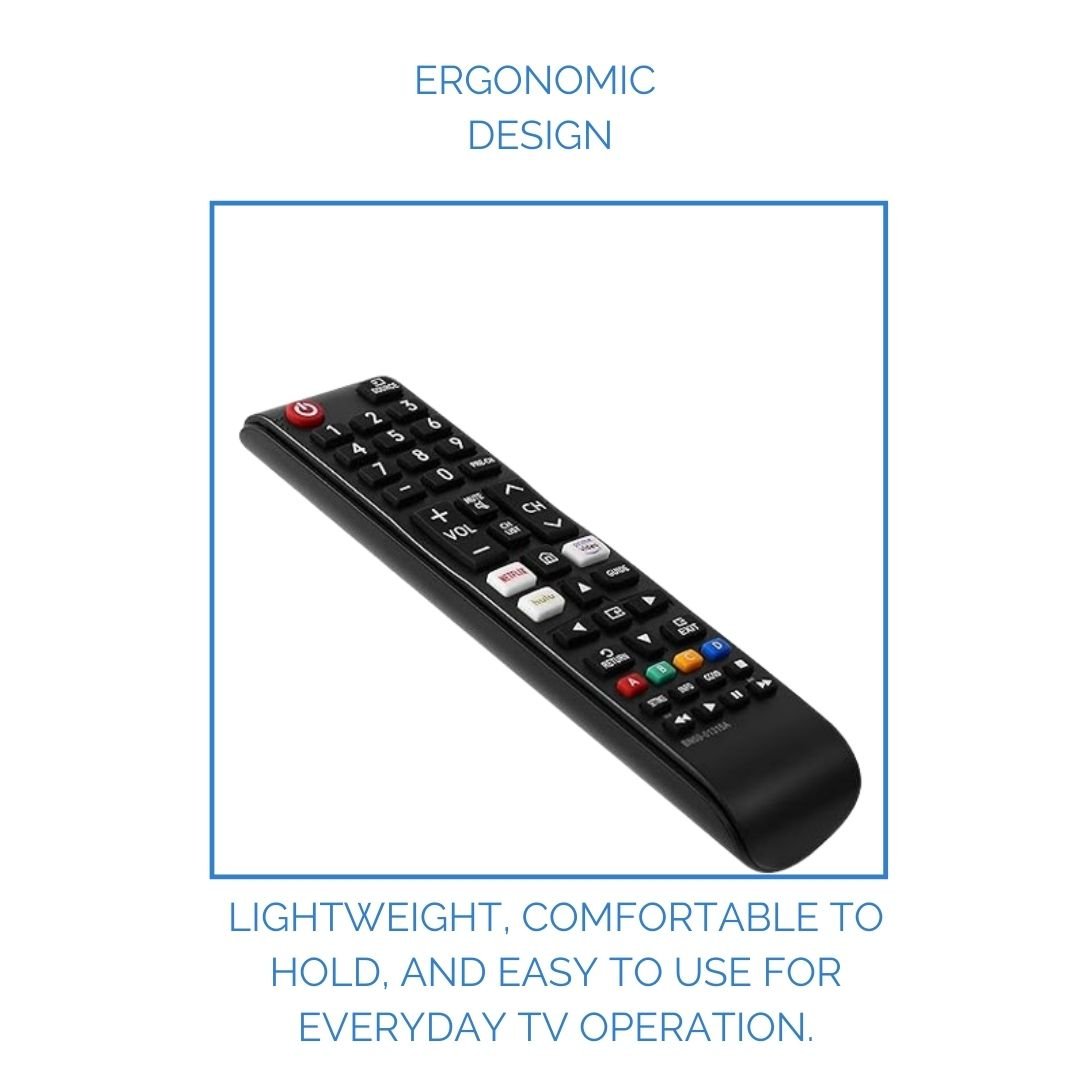Flymaster Samsung LED/LCD TV Universal Remote Control – Full Functionality, Easy Setup (Black). - Flymaster Shop