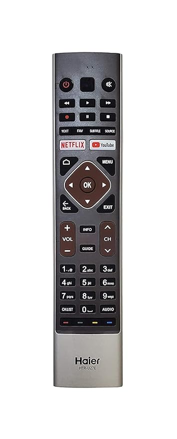 Haier Smart 4K Android LED Television | TV Accessories | Universal Remote Control with Non Voice Feature and Replacement for Original HTR-U27E - Flymaster Shop