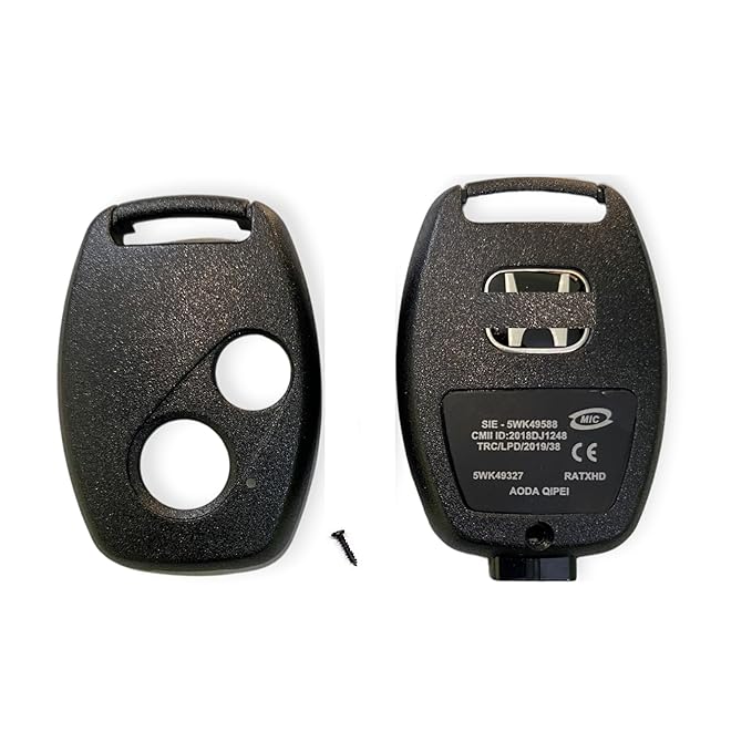 Honda I-VTEC Amaze BRIO BRV City Civic CRV Jazz | Car Accessories | Key Shell in Black with Wide Compatibility - Flymaster Shop