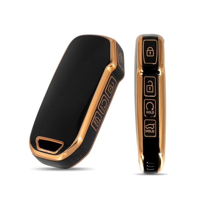 Kia Seltos 2023 Facelift HTX | Car Key Covers | Provides Protection and Style with Black Design - Flymaster Shop
