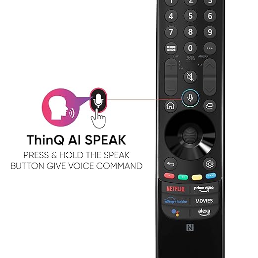 LG Magic Remote with Magic Tap (NFC) - MR22GN, 2022 Edition – Universal & Voice-Controlled Remote - Flymaster Shop