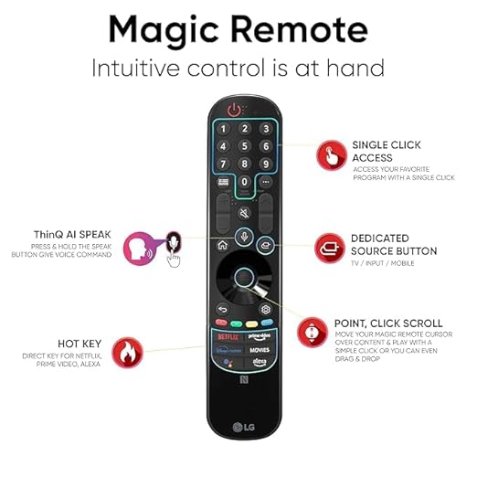 LG Magic Remote with Magic Tap (NFC) - MR22GN, 2022 Edition – Universal & Voice-Controlled Remote - Flymaster Shop