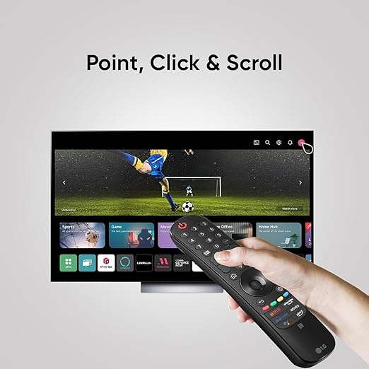 LG Magic Remote with Magic Tap (NFC) - MR22GN, 2022 Edition – Universal & Voice-Controlled Remote - Flymaster Shop