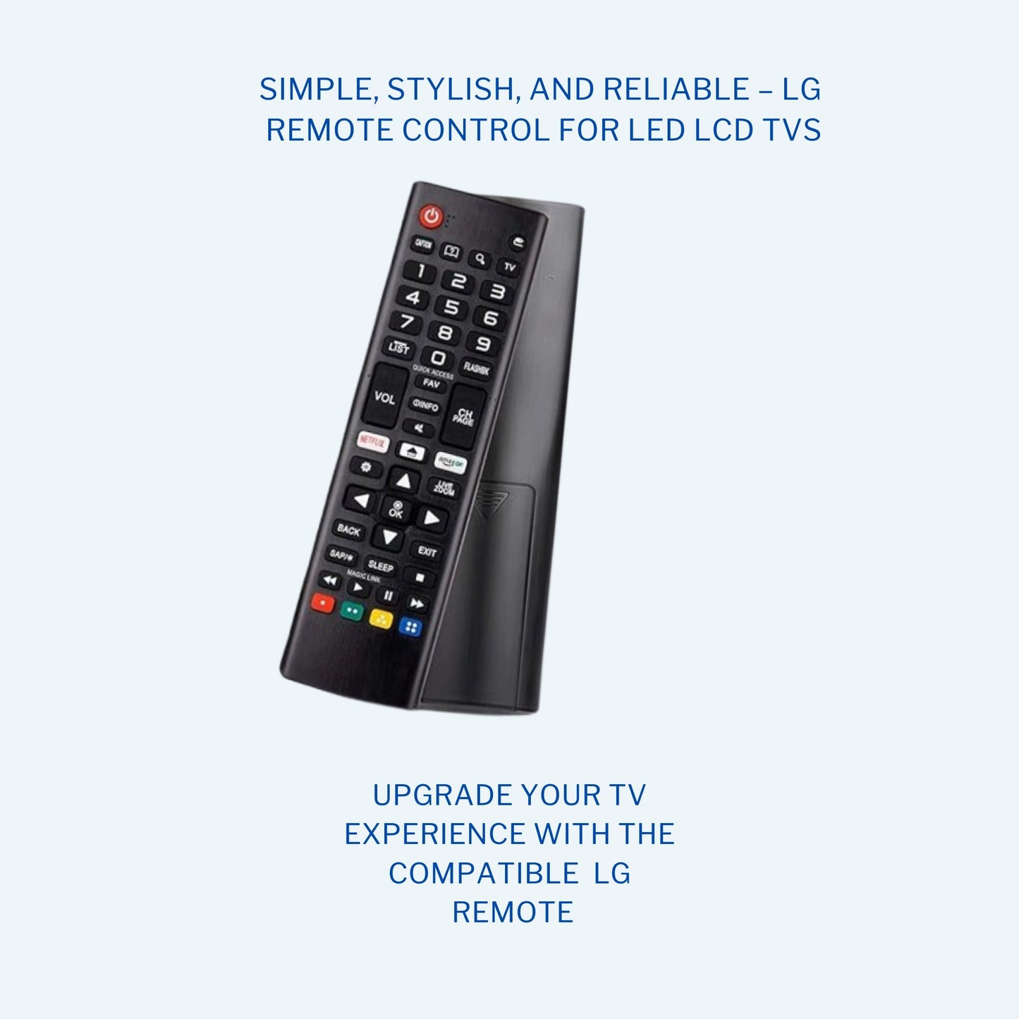 LG Smart TV Remote Control | Easy TV Control from a Distance for LCD, LED, OLED, UHD, HDTV, Plasma Models (Non-Voice).Models. - Flymaster Shop