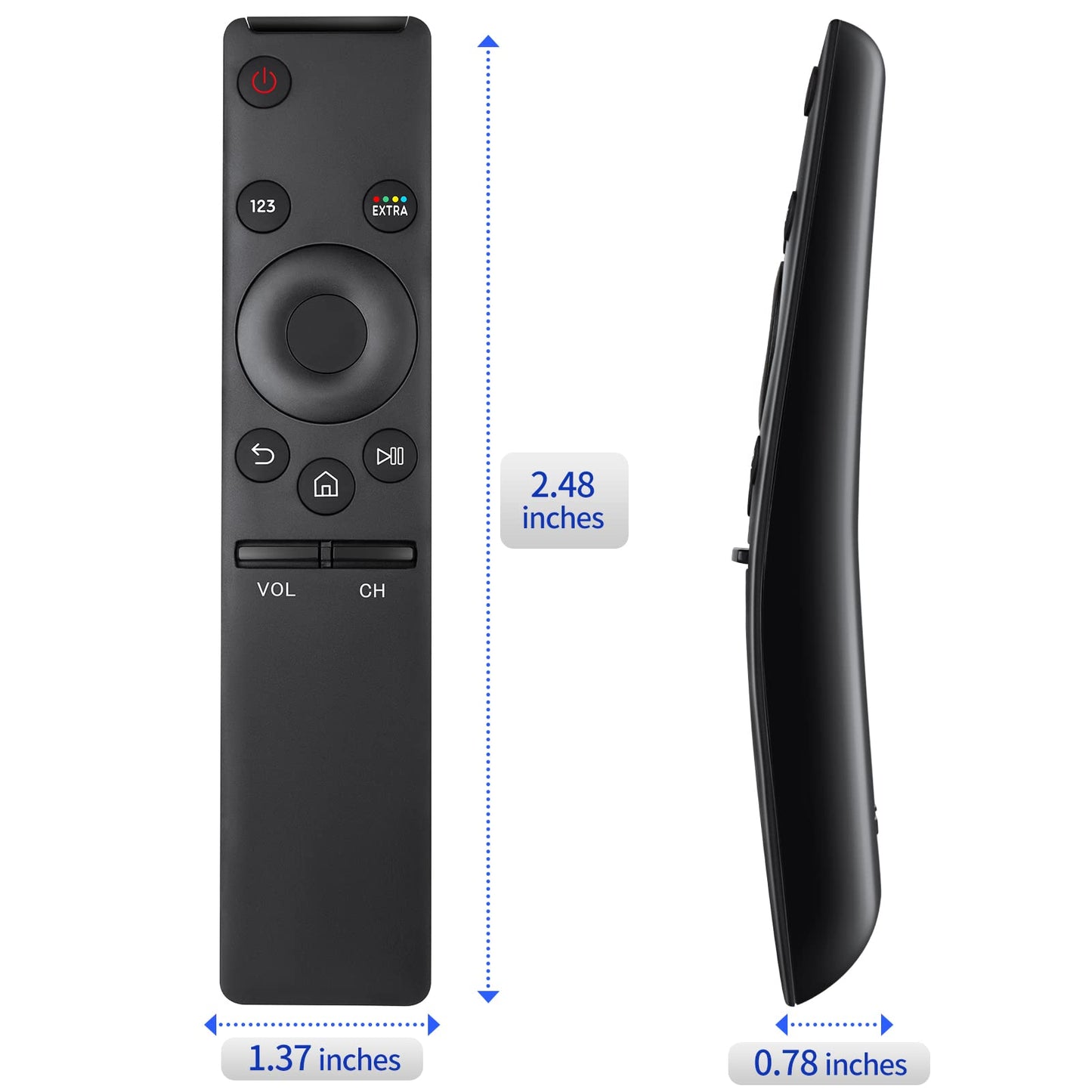 OMAIC Universal Smart TV Remote for Samsung – Compatible with LED, LCD, HDTV & Smart TVs (One for All Samsung Models) - Flymaster Shop