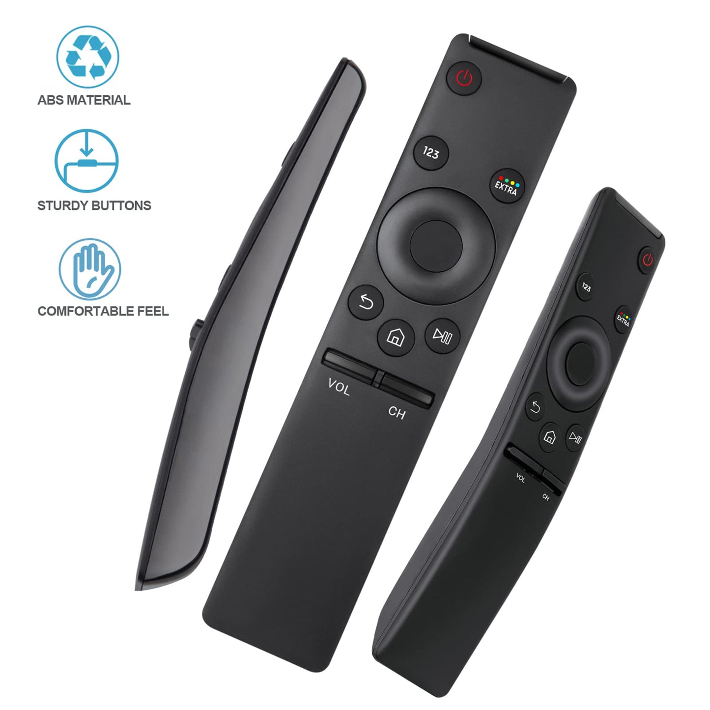 OMAIC Universal Smart TV Remote for Samsung – Compatible with LED, LCD, HDTV & Smart TVs (One for All Samsung Models) - Flymaster Shop