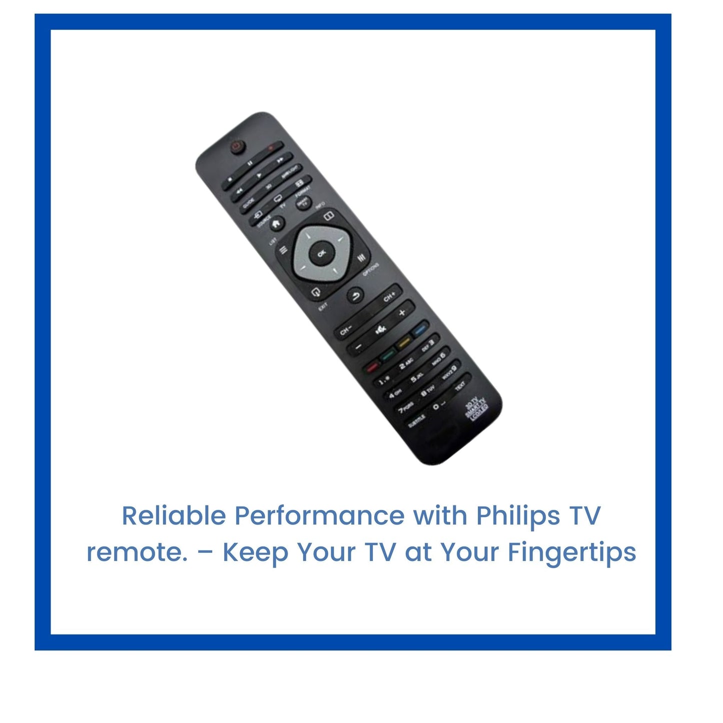 Philips LCD/LED TV Universal Remote – Easy-to-Use, Compatible with Multiple Models. - Flymaster Shop