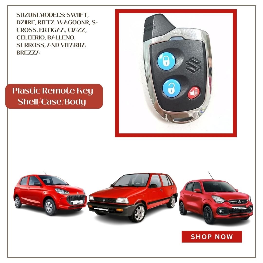 Plastic Remote Key Shell/Case for Maruti Nippon | Replacement Key Body for Maruti Cars - Flymaster Shop