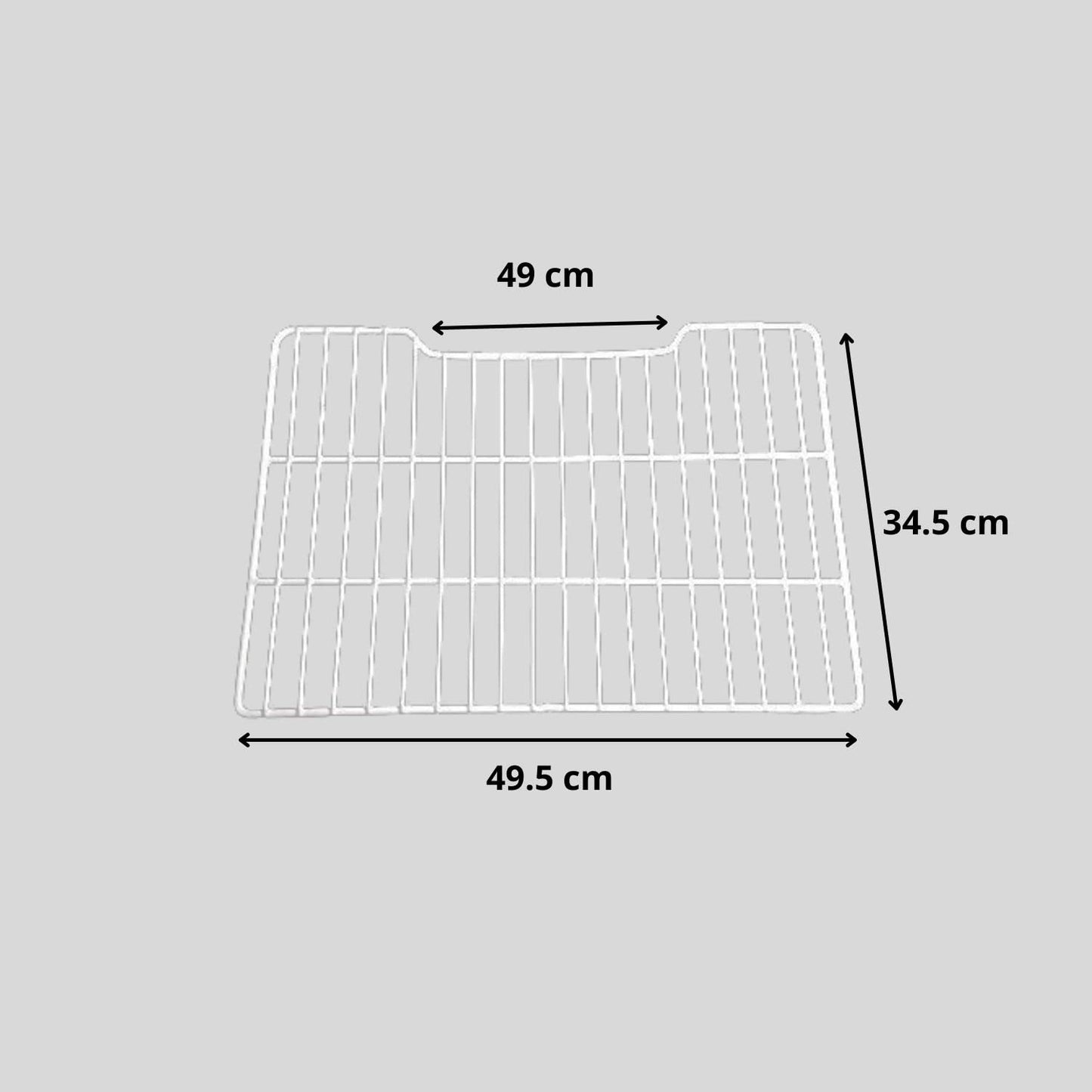 Refrigerator Wire Shelf for All Fridge Model Compatible with Samsung Double Door Fridge 380 Litre (49.5 X 34.5 cm) - Flymaster Shop