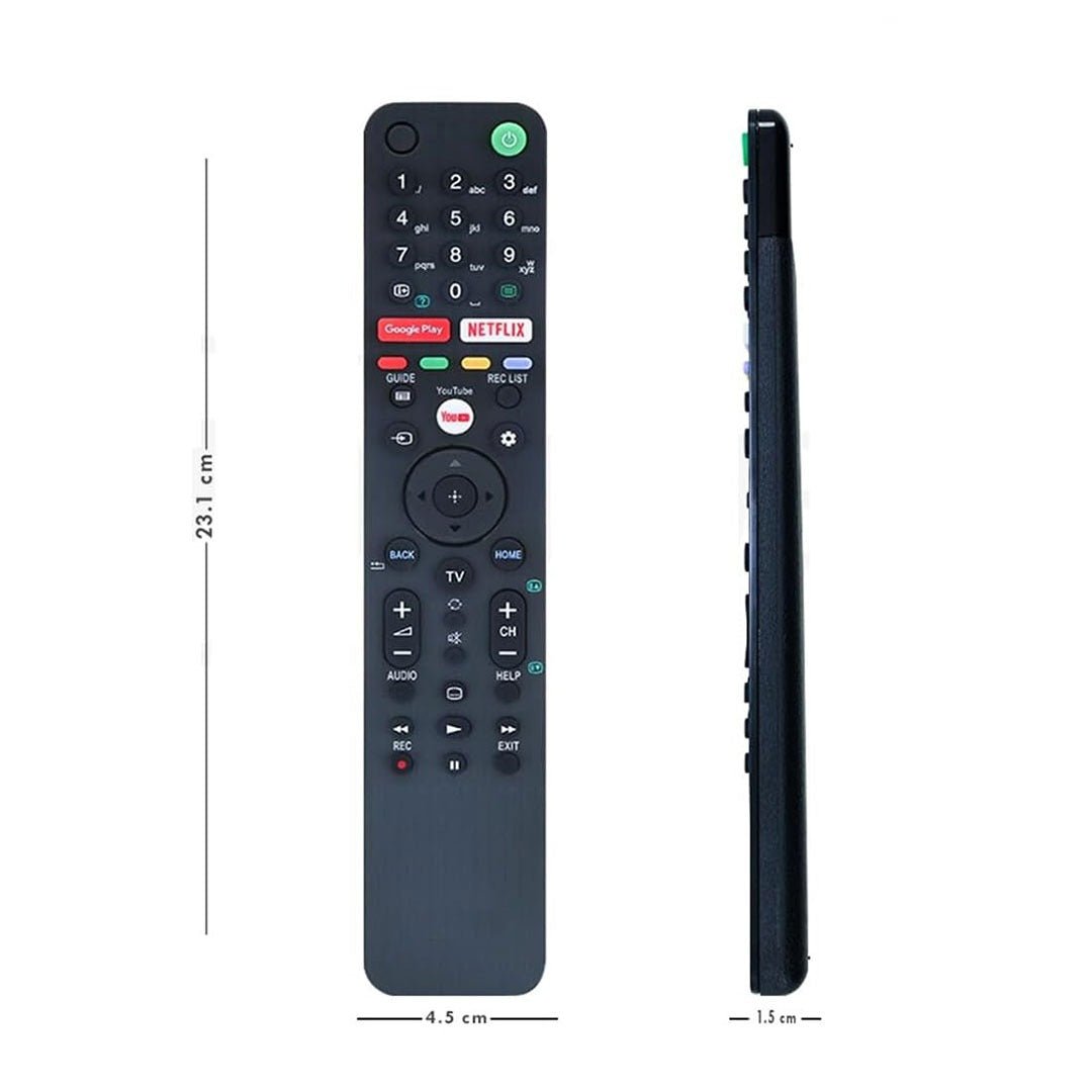 RM-L1675 Universal Remote for Sony Smart TVs – Netflix, YouTube, Google Play Hot Keys | No Voice | 4K UHD, OLED, LED Compatible - Flymaster Shop