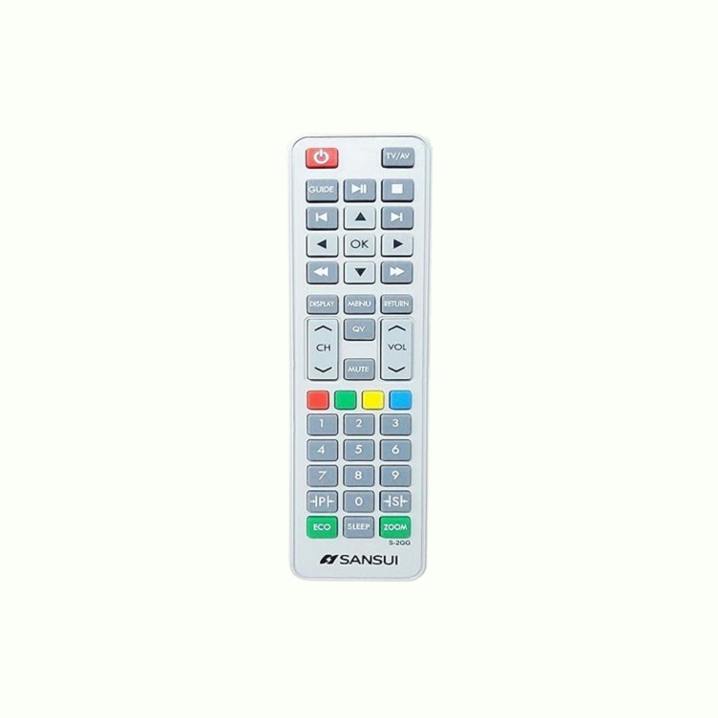 Sansui TV Remote Control S-2Gg – Perfect Replacement for LED & LCD Models. - Flymaster Shop