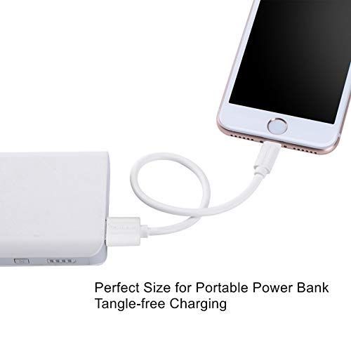 Short 8-pin to USB Sync and Charging Cable with Fast Charging Capability | Power Bank Cable | Apple Devices - Flymaster Shop