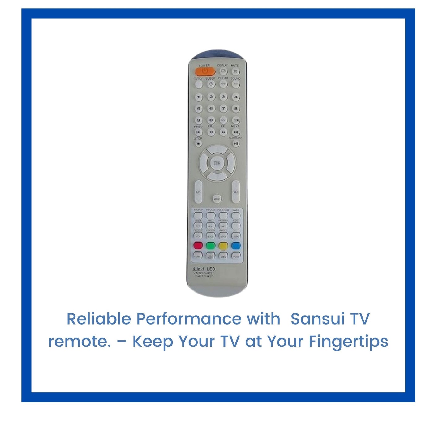 SMT22 Sansui LCD/LED TV Remote Control | Easy-to-Use Buttons for Simple LCD/LED Control. - Flymaster Shop