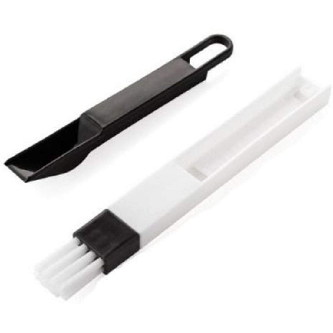 Stylish Corners & Edges Dust Cleaning Brush for Window Frame, Keyboard with Mini Dust pan Window Cleaner Brush (1pc Black) - Flymaster Shop