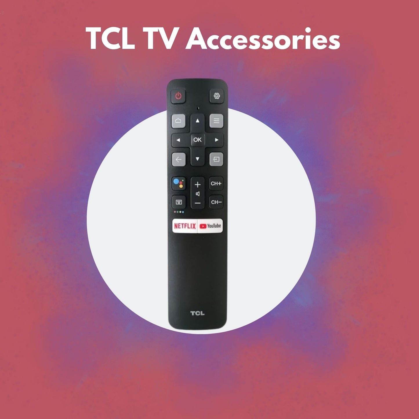 TCL Smart HD TV Remote Control | Universal Compatibility, No Voice Function - Flymaster Shop
