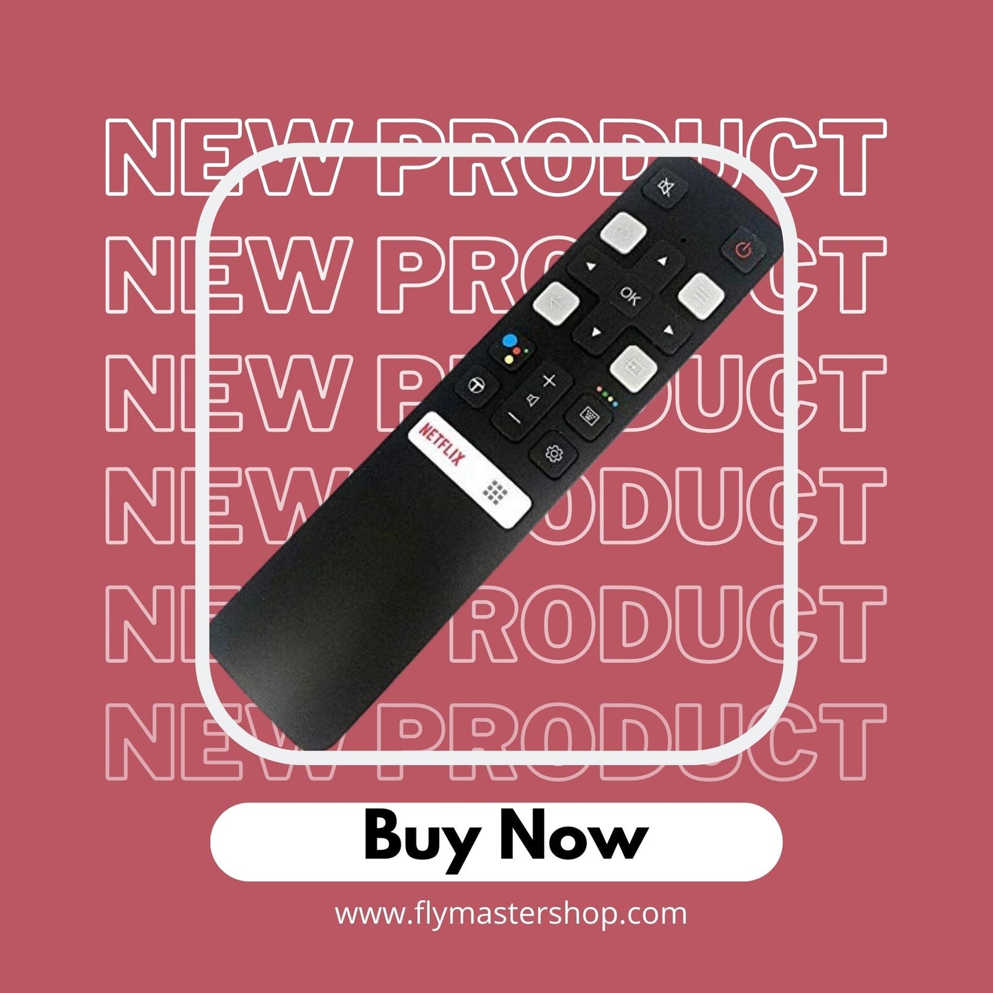 TCL Smart HD TV Remote Control | Universal Compatibility, No Voice Function - Flymaster Shop