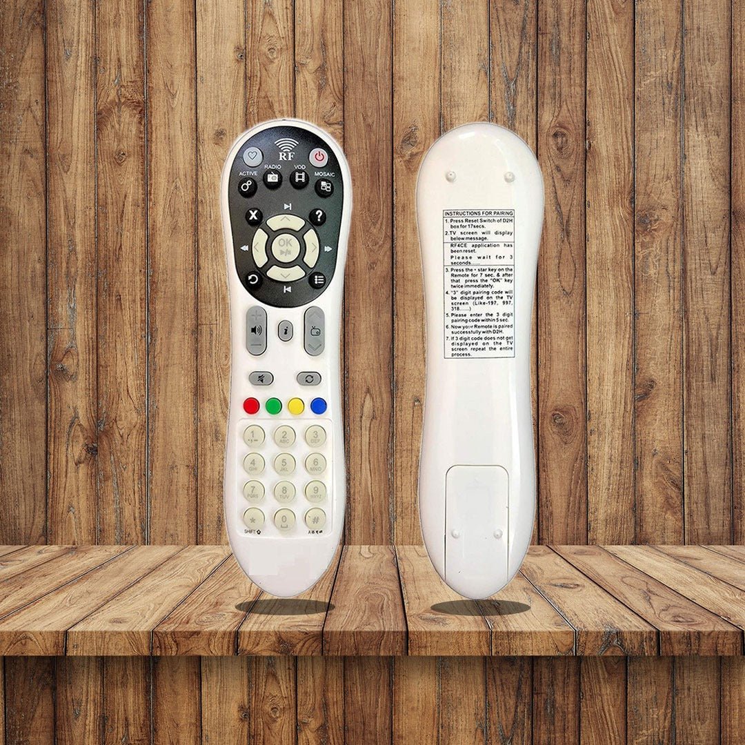 Universal Remote Control for Videocon DTH RF Box – Easy Setup & Full Compatibility - Flymaster Shop