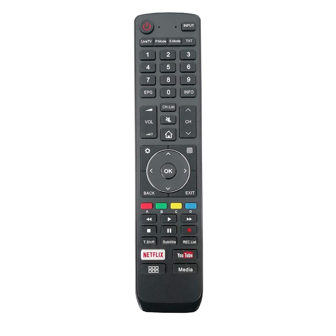 Vu Smart TV LCD/LED |Remote Control | Compatible Replacement without Voice, Features all Necessary Buttons - Flymaster Shop