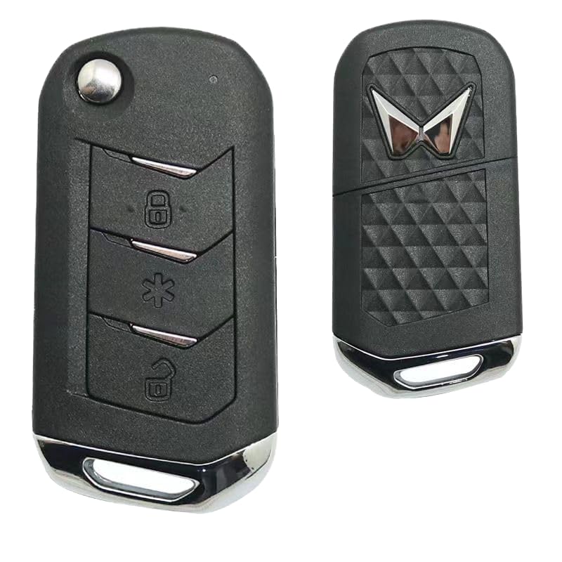 SCORPIO BS6, Mahindra Thar, Marazzo, New Bolero NEO | Car Key Shell | 3 Button flip Key (Without Blade) Compatible, Durable Design. - Flymaster Shop