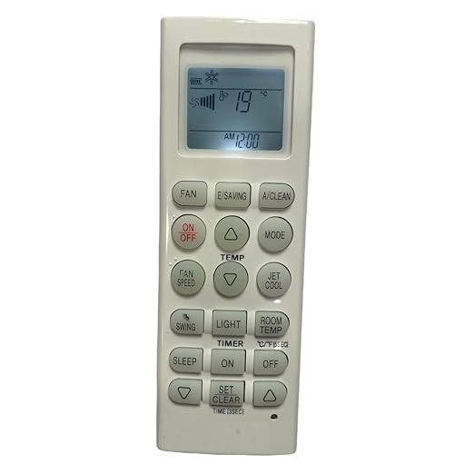 LG AC Compatible/Replacement | AC Remote | Backlight and Remote Control Functionality