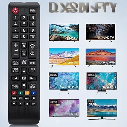 Remote Control for Samsung Smart TV | TV Accessories |  multiple Samsung TVs, including 3D and LED models, with five different model numbers for ease of use.