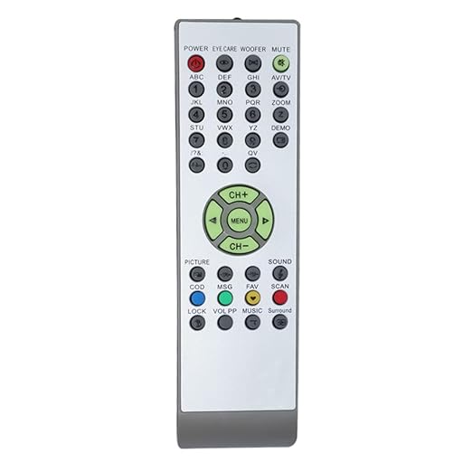 Sansui CRT TV Model for Model No. 100D | TV Accessories | Compatible/Replacement Remote Control w