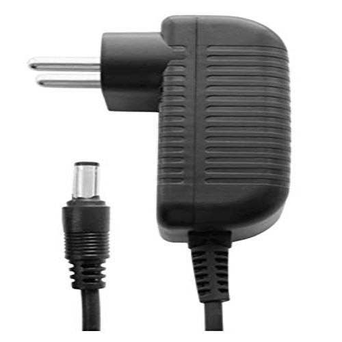 12V 1A Output, DC 2.5MM Pin | Power Adaptor | CCTV Cameras, Routers, Modems, LED Strip Lights, Set Top Boxes | Black Color - Flymaster Shop