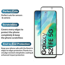 Samsung Galaxy S21 FE 5G |  Screen Protector | Tempered Glass, Edge to Edge Coverage, Easy Installation