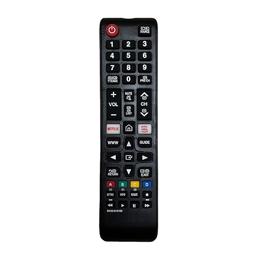 Samsung LED/LCD TVs (Model No: BN59-01315D) |Remote Control | All Samsung TV remote controls, ensures convenience and ease of use