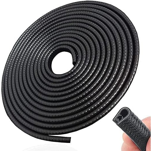 Car Accessories | Universal Fit | Protects Car Door Edges with Rubber Trim and Seals