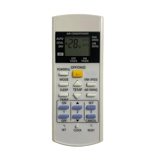 Panasonic AC Compatible/Replacement | AC Remote |  Convenient Access to AC Functions