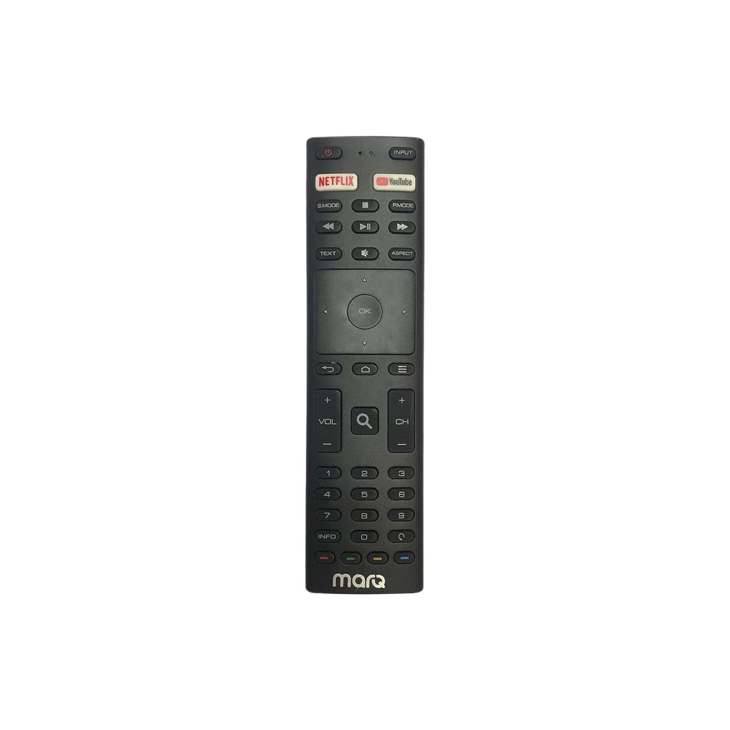 MARQ Smart LED/LCD TV Remote | Convenient Netflix & YouTube Control Functions.