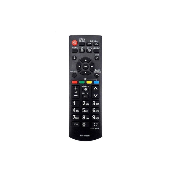 Panasonic TV Remote Compatible with LCD, LED, Plasma Model 1180- Black