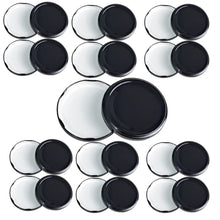 Glass Jars Air-Tight Black Metal Caps – Stylish Storage for Pantry, Spices, and More (82mm), Metal Lid for Glass jar/Bottles.