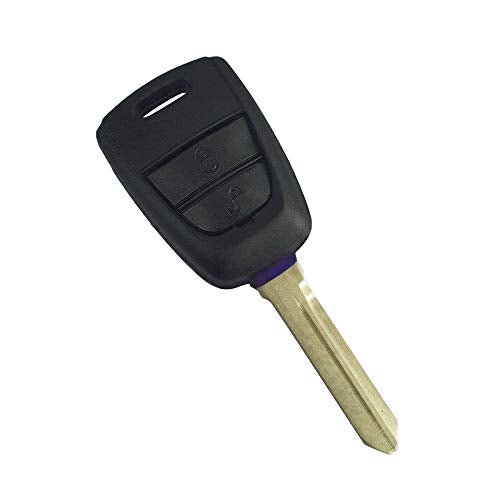 2 - Button Remote Key Shell for Hyundai Santro (2019+ Model) – Uncut Replacement Key Case (Pack of 1) - Flymaster ShopFlymaster ShopB08B1NVDZK