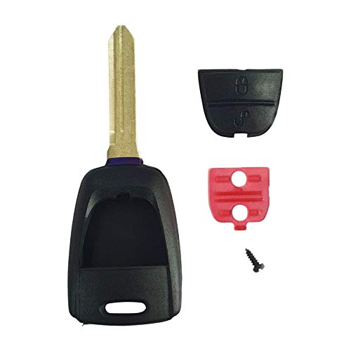 2 - Button Remote Key Shell for Hyundai Santro (2019+ Model) – Uncut Replacement Key Case (Pack of 1) - Flymaster ShopFlymaster ShopB08B1NVDZK