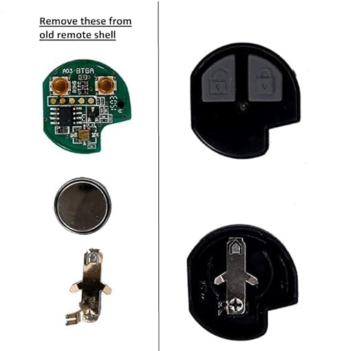 2 Button Remote Key Shell for Maruti Suzuki Swift, WagonR, Alto, A - Star, Dzire – Replacement Key Case - Flymaster ShopFlymaster ShopB0CVVTQVT2