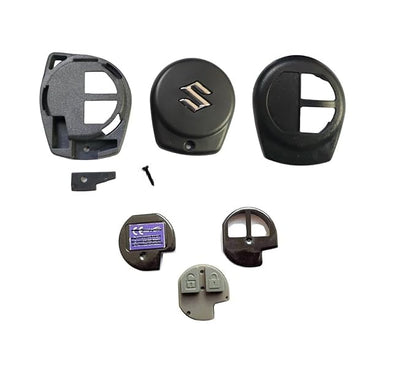 2 Button Remote Key Shell for Maruti Suzuki Swift, WagonR, Alto, A-Star, Dzire – Replacement Key Case - Flymaster Shop