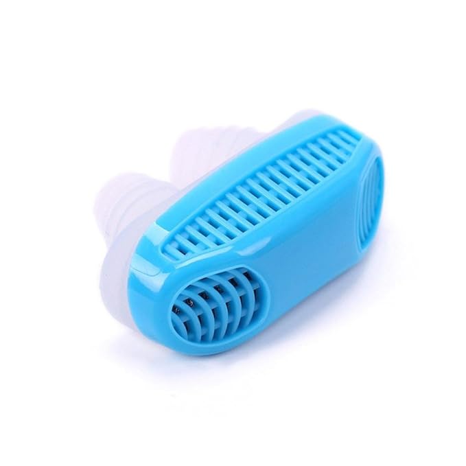2-in-1 Anti-Snore Air Purifier & Nose Breathing Clip – Snoring Relief Device for Better Sleep (1 Piece) - Flymaster Shop