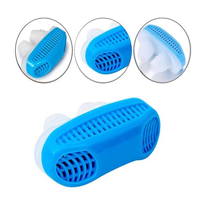 2-in-1 Anti-Snore Air Purifier & Nose Breathing Clip – Snoring Relief Device for Better Sleep (1 Piece) - Flymaster Shop