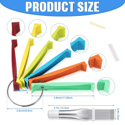 2-Piece Fin Comb Set – AC Condenser Coil Straightener Tool Kit for Radiator & Evaporator Cleaning (FCR6 + Stainless Steel) - Flymaster Shop