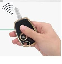 TPU Car Key Cover Compatible with Ren-Ault Logan, Duster, Verito, Lodgy 2 Button Remote Key