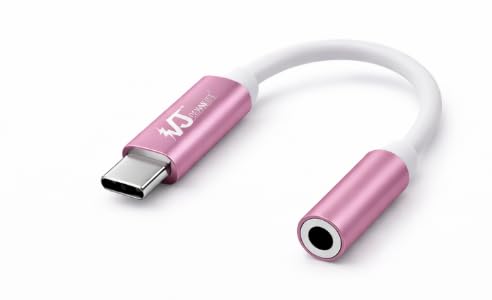 Type-C to 3.5mm HF Audio Converter Cable for Smartphones,USB-C to AUX Headphone Jack Adapter, Metal Body
